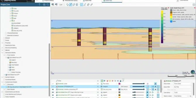 Using Indicator Kriging to quantify sub surface risk in the design of monopiles for offshore wind turbines