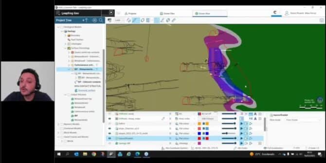 Customer Talk, AngloGold Ashanti - Modelos geológico/estruturais complexos com modelagem implícita e ferramentas de visualização avançadas