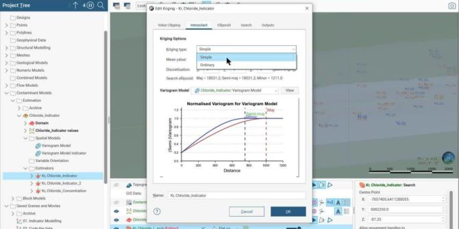 Как выполнять индикаторное моделирование в Leapfrog Works с помощью модуля Contaminants для работы с загрязняющими веществами