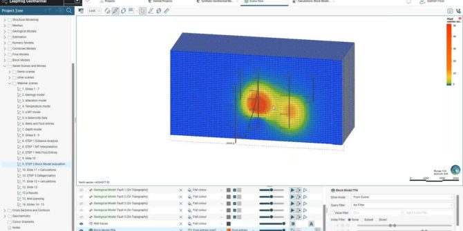 Find the best drilling target using Leapfrog Geothermal