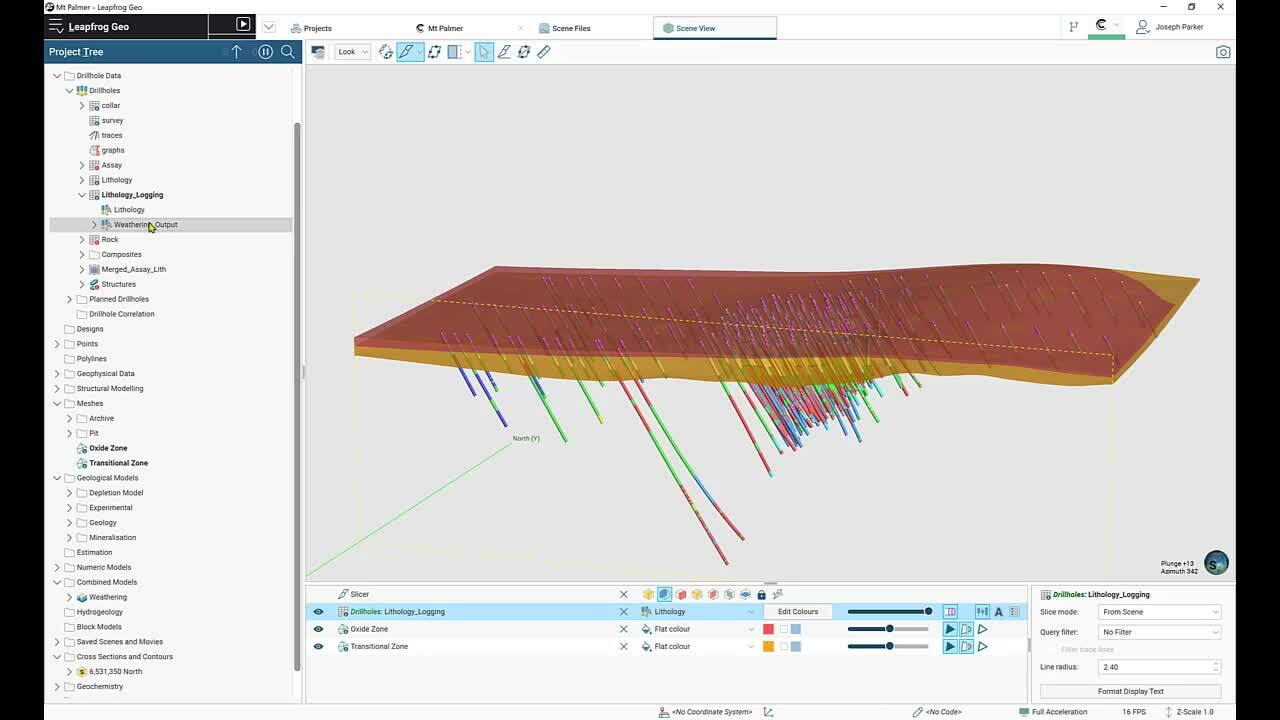 Converting Static to Dynamic Meshes in Leapfrog 2022.1