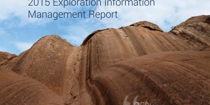 2015 Exploration information management report