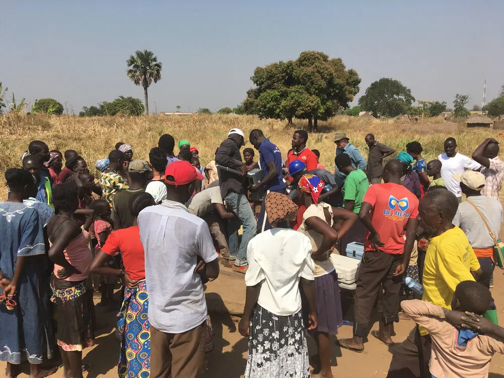  Locals gathered for Polycarp's lesson. 