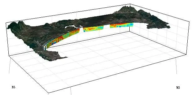  Image of the interactive 3D model in Steno3D.  