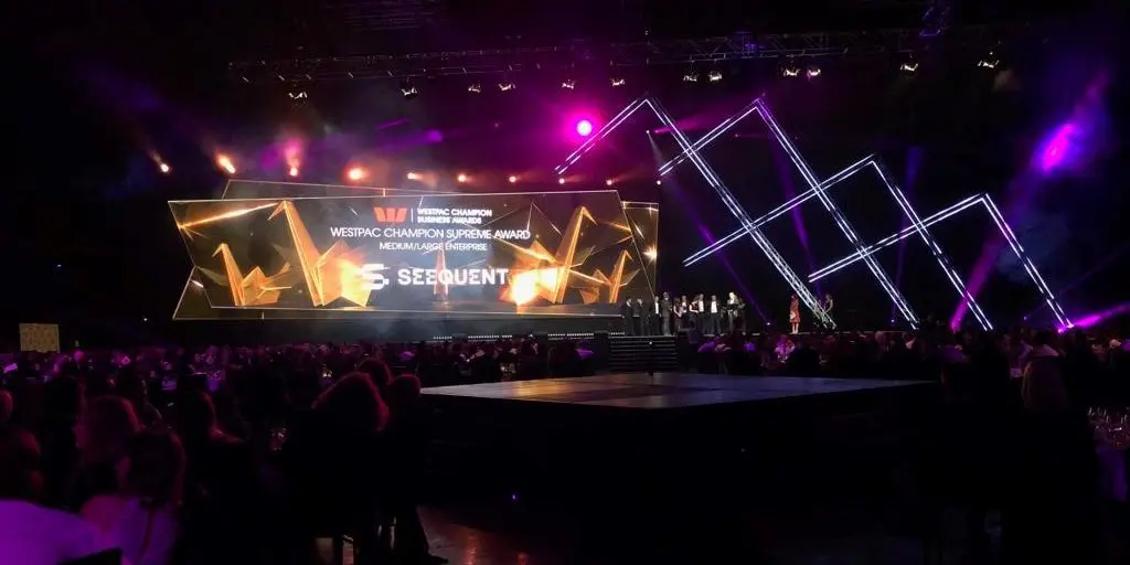 Seequent Supreme Award Winner at the Westpac Champion Business Awards
