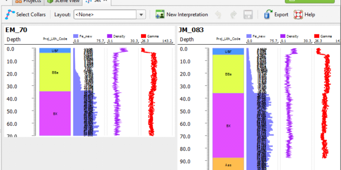 How to: Borehole Correlation and Interpretation in Leapfrog Works