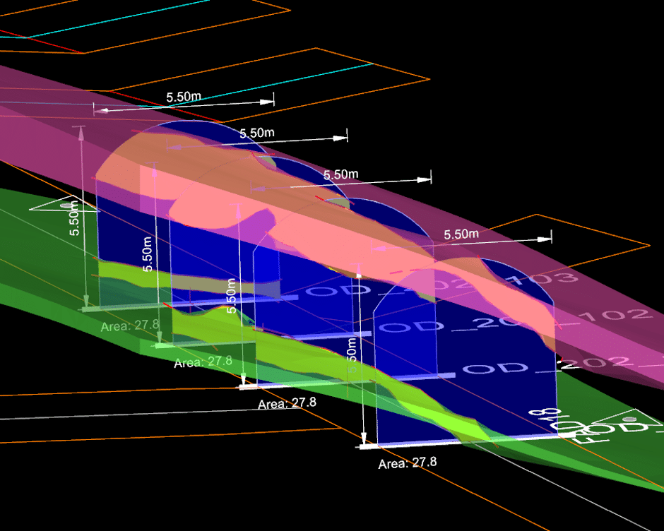 An Underground Mapping to Implicit Modelling Workflow