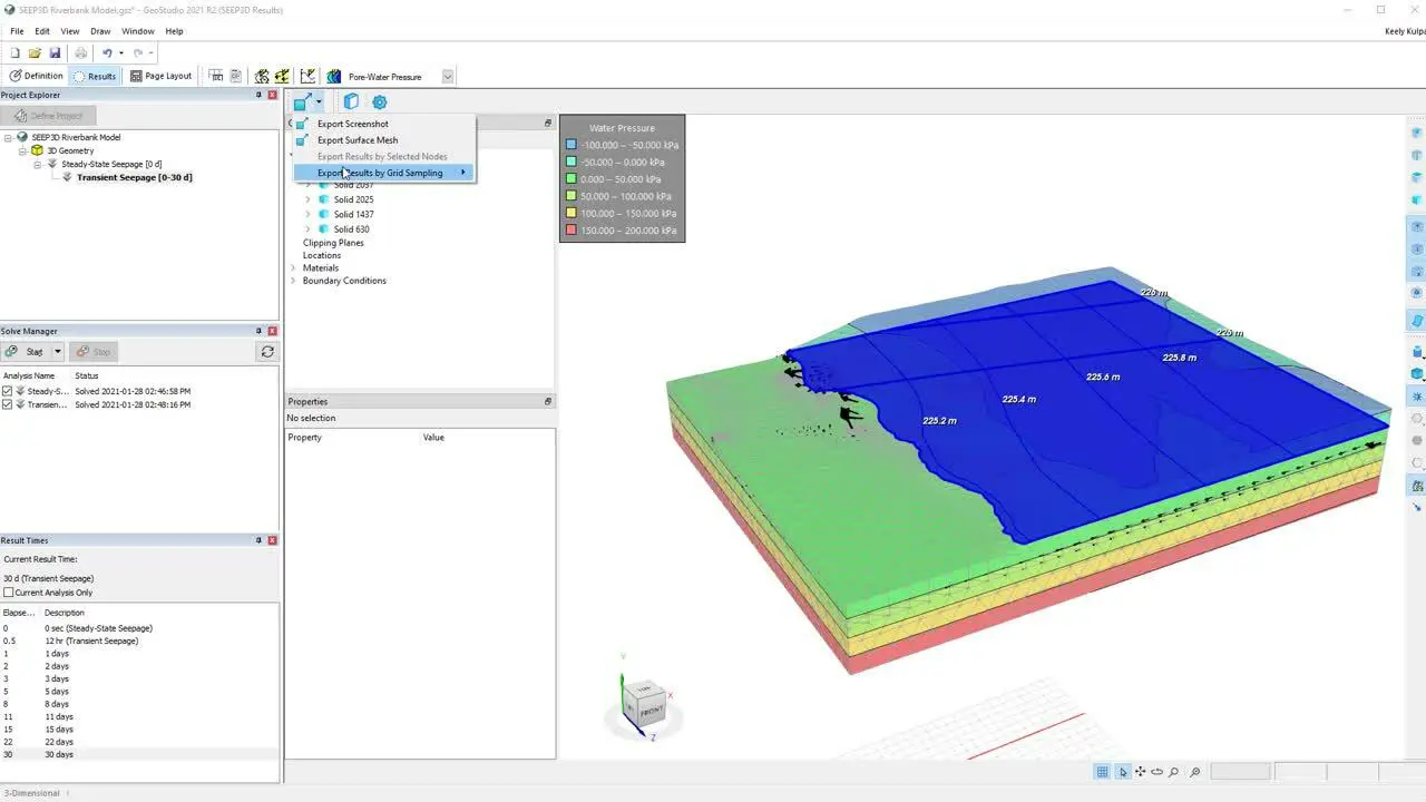 BUILD3D: Exporting results for better interpretation and visualization