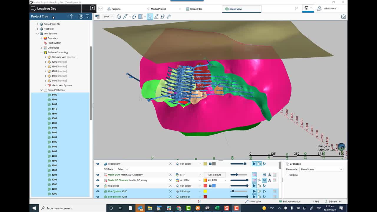 Leapfrog Geo 2021.2 New Release – Vein Modelling