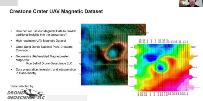 Cumbre de Society of Exploration Geophysicists (SEG) sobre geofísica de drones: dominios magnéticos sobre la recopilación de datos de vehículos aéreos no tripulados (UAV) por Josh Sellers