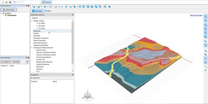 Совершенствование 3D-анализа: теплоперенос в сложных геологических условиях (Часть 1)