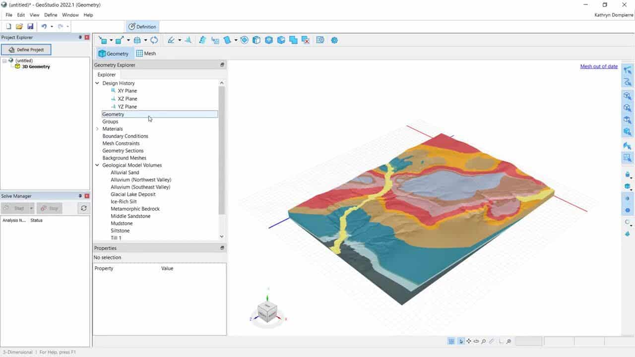 Dominar los análisis en 3D: transferencia de calor en geologías complejas (parte 1)