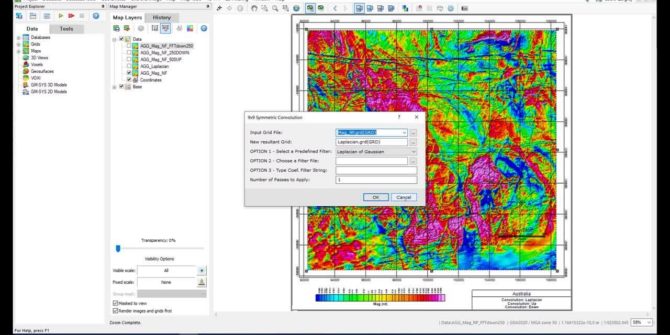 Usted opinó, nosotros escuchamos: funcionalidad mejorada y nuevos filtros de convolución en Oasis montaj 9.10