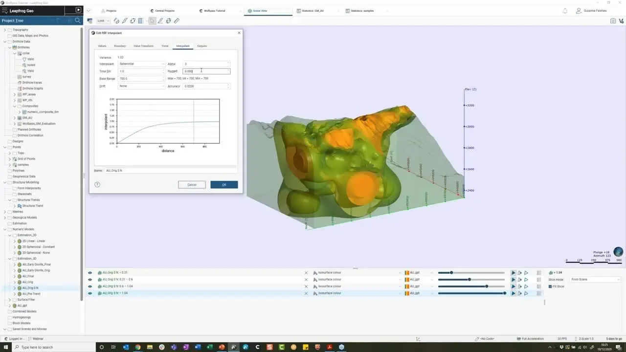 Numerical Modelling best practices in Leapfrog Geo