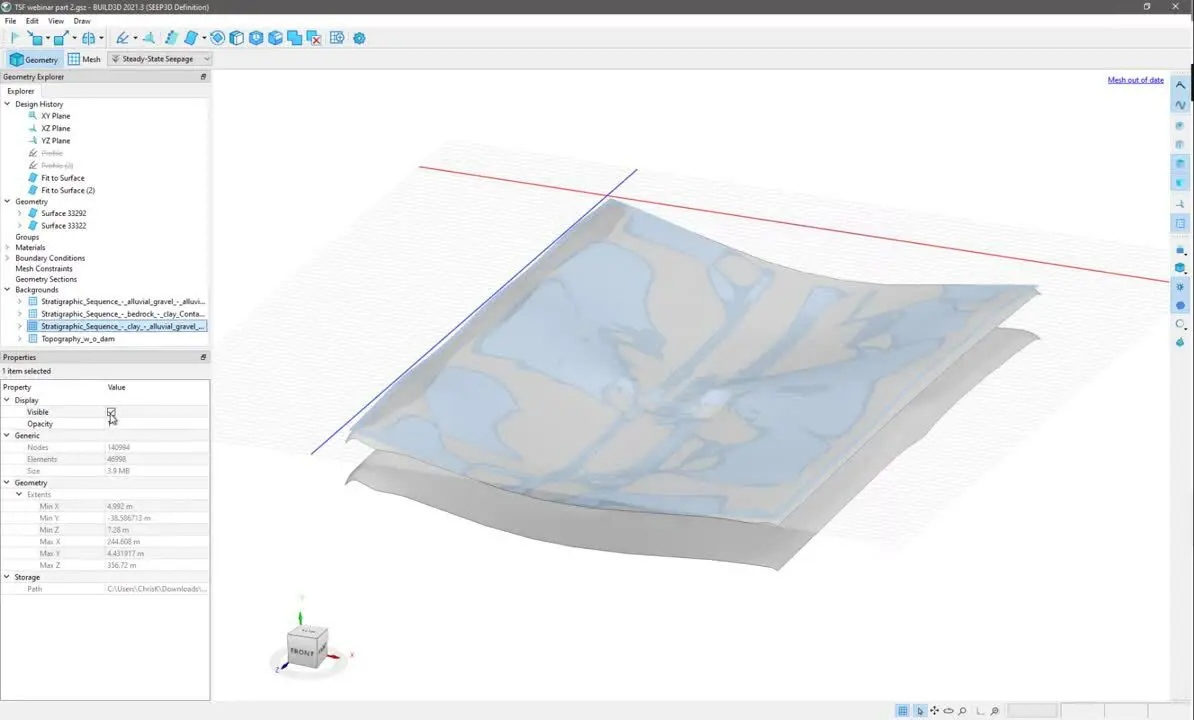 From a 3D Leapfrog Model to a Comprehensive Geotechnical Analysis in GeoStudio