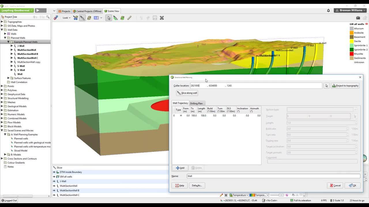 Directional Well Planning in Leapfrog Energy