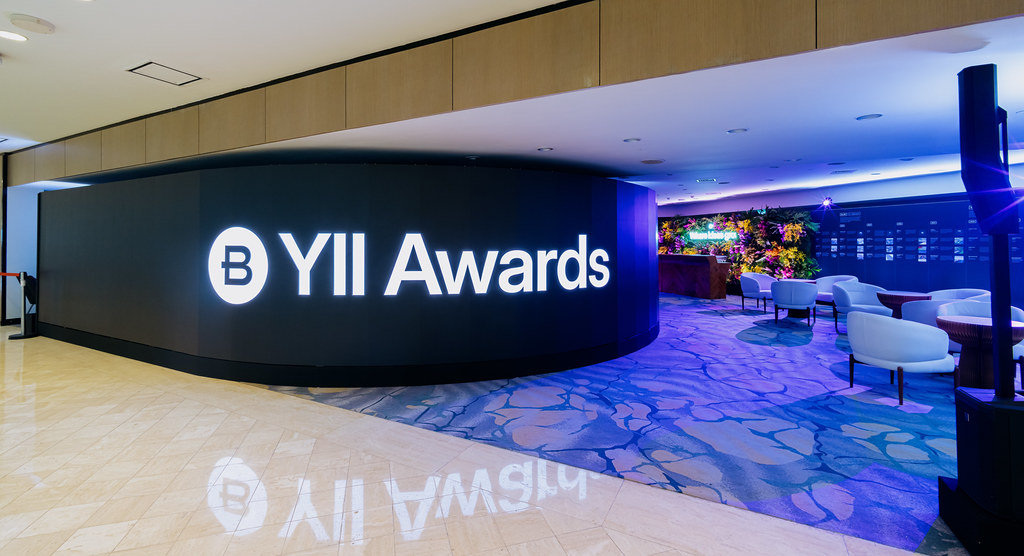 Photo of YII Awards entry at Fairmont Hotel in Singapore.