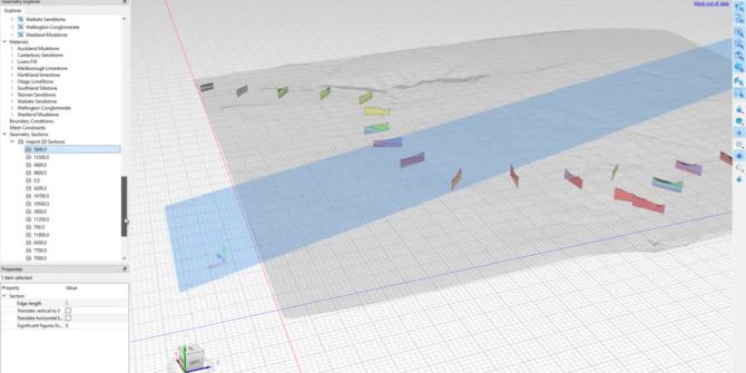 Advancing the Digital Twin: Connecting 2D Numerical Analyses to the Geological Model