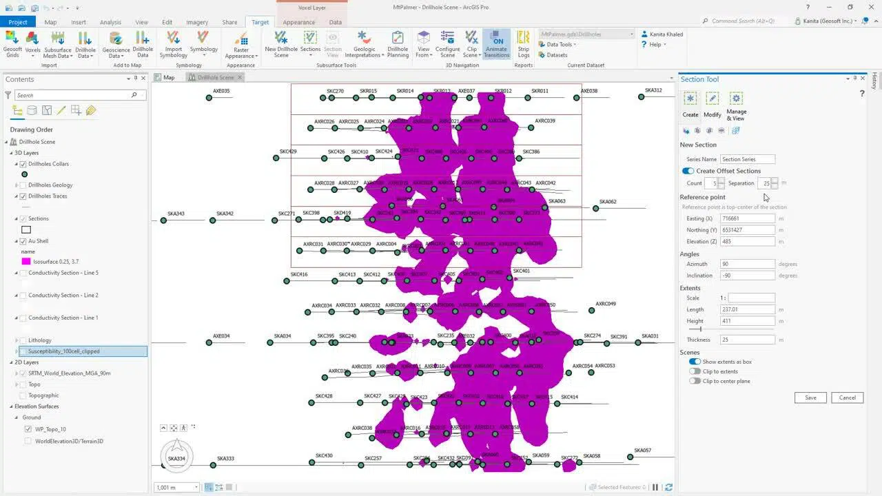 Introdução e novidades do Target for ArcGIS Pro 2.4