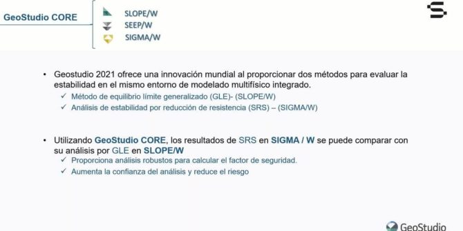 Slope/W, Seep/W y Sigma/W: descubra lo que puede hacer con estas potentes aplicaciones de Geostudio 