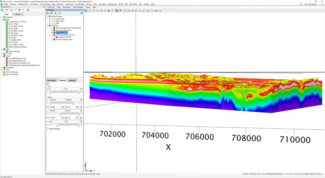 Integrating Geophysical Data in Leapfrog Works