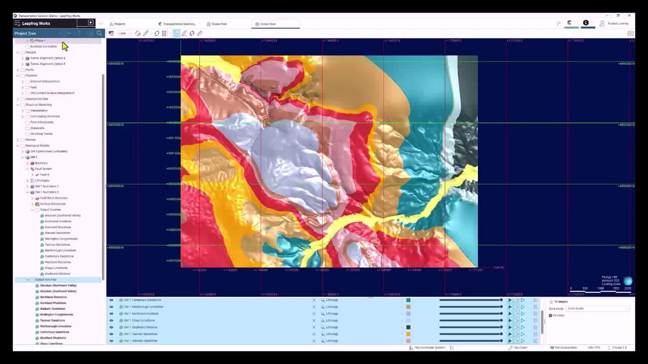 Rendered Maps and Title Blocks with Leapfrog Works