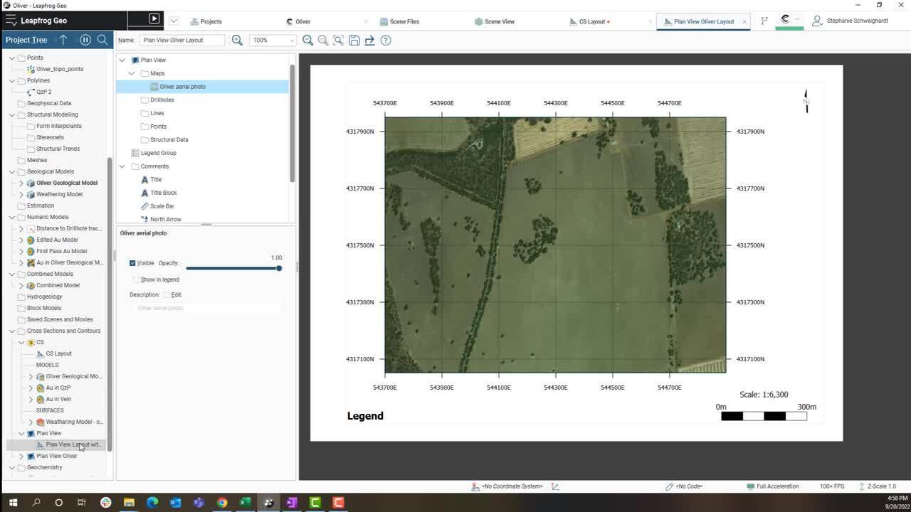 Adding a plan map to your cross-section