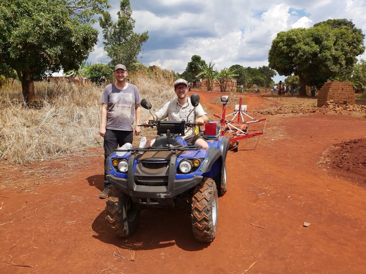 Aarhus University team in Africa geophysics