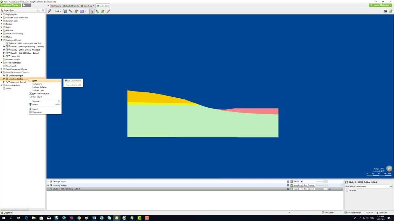 Accurately analyse slope stability with Leapfrog Works and GeoStudio in the same workflow