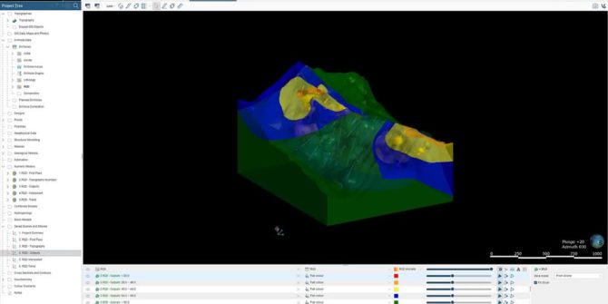 Numeric Modelling RQD data and Evaluating onto Mine Designs