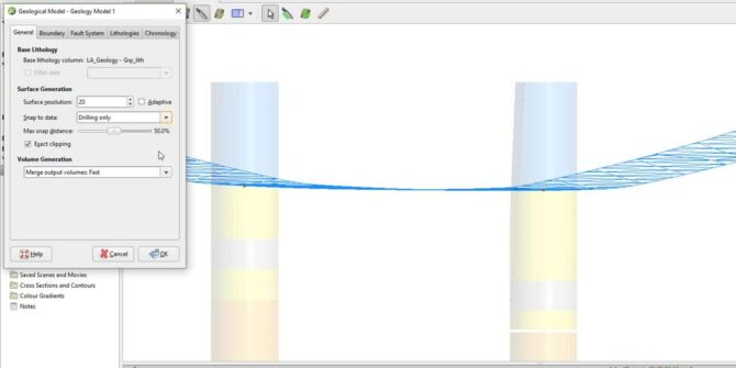 Building the First Pass Model - Snapping and Volume Generation