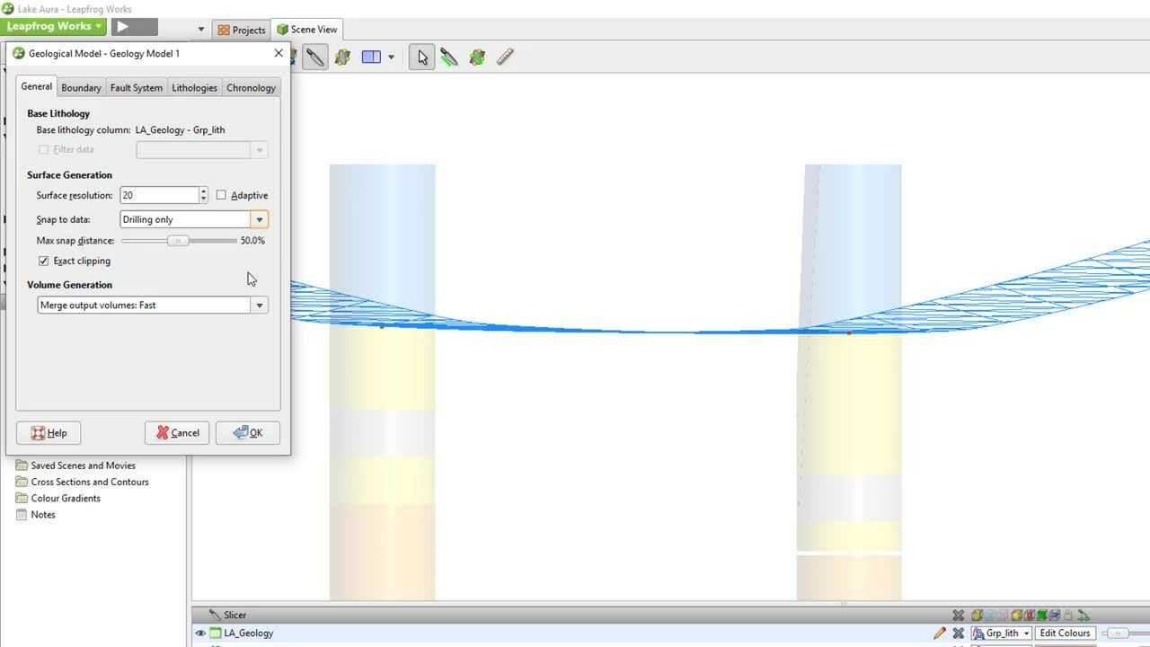 Building the First Pass Model – Snapping and Volume Generation