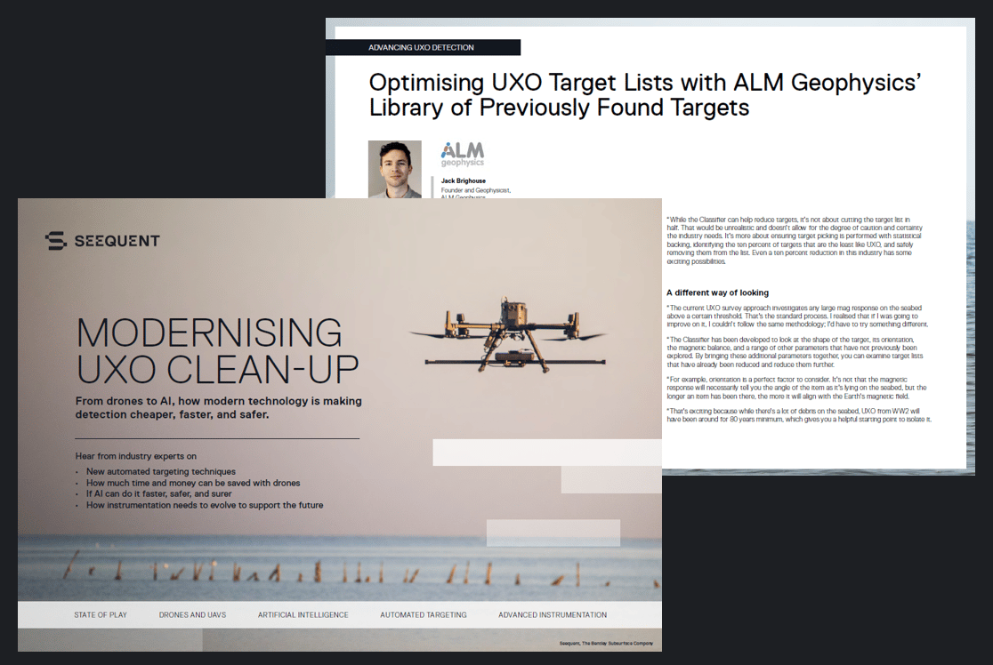 Modernising UXO eBook thumbnail ALM Geophysics