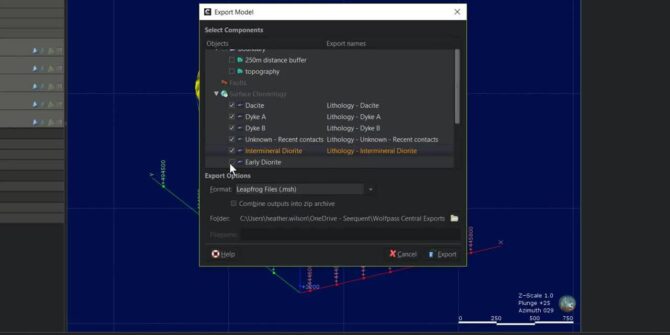 Central Browser - 6 Exporting Meshes and Block Models