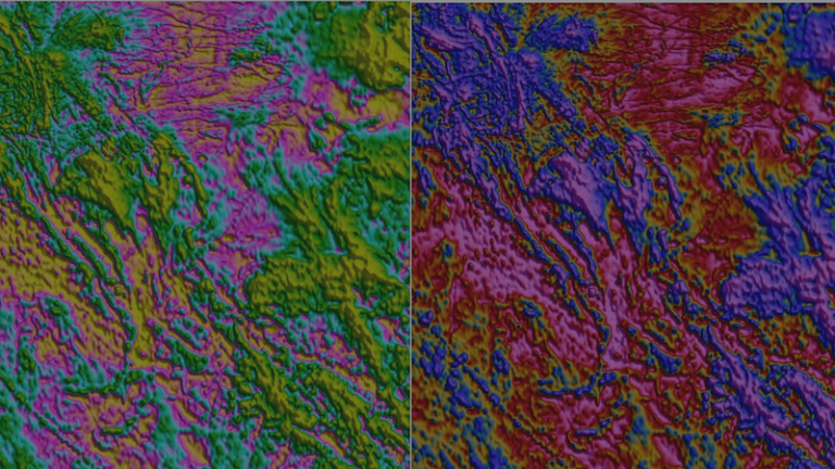 Colour maps in Oasis montaj