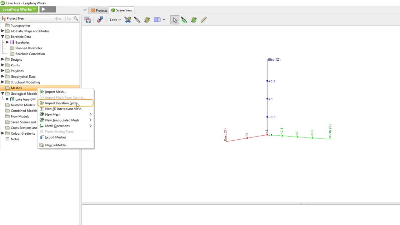 Creating a Topography Surface