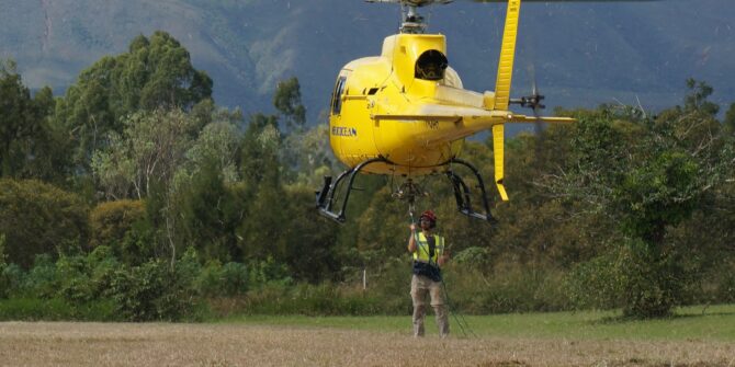 Denmark geophysics groundwater helicopter