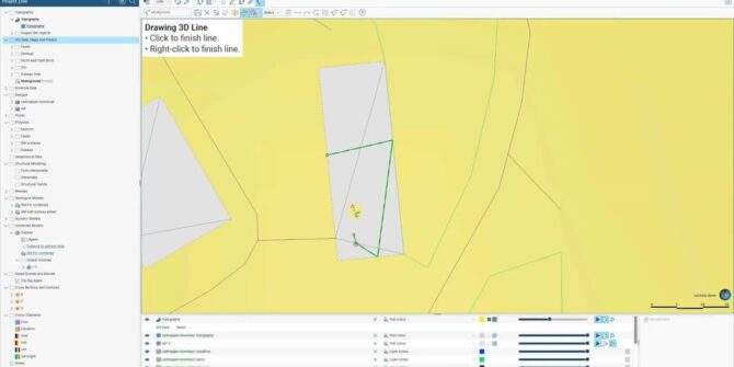 Exploring Mesh Volumes from Polyline in Leapfrog Works 2021.2