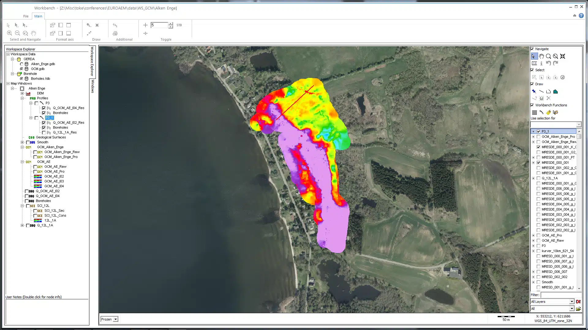 GCM GIS resistivity map