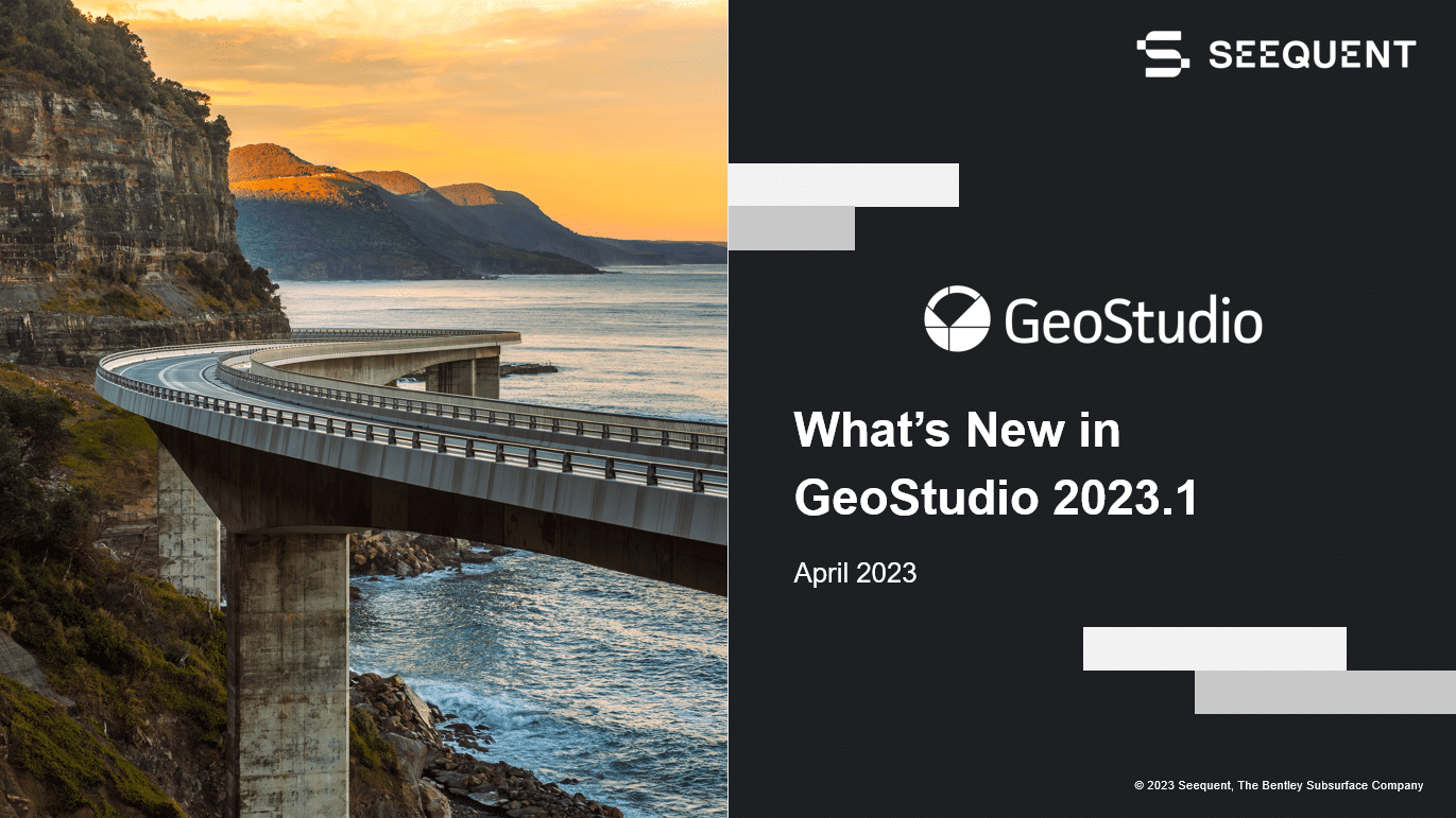 GeoStudio 2023.1 – Novidades