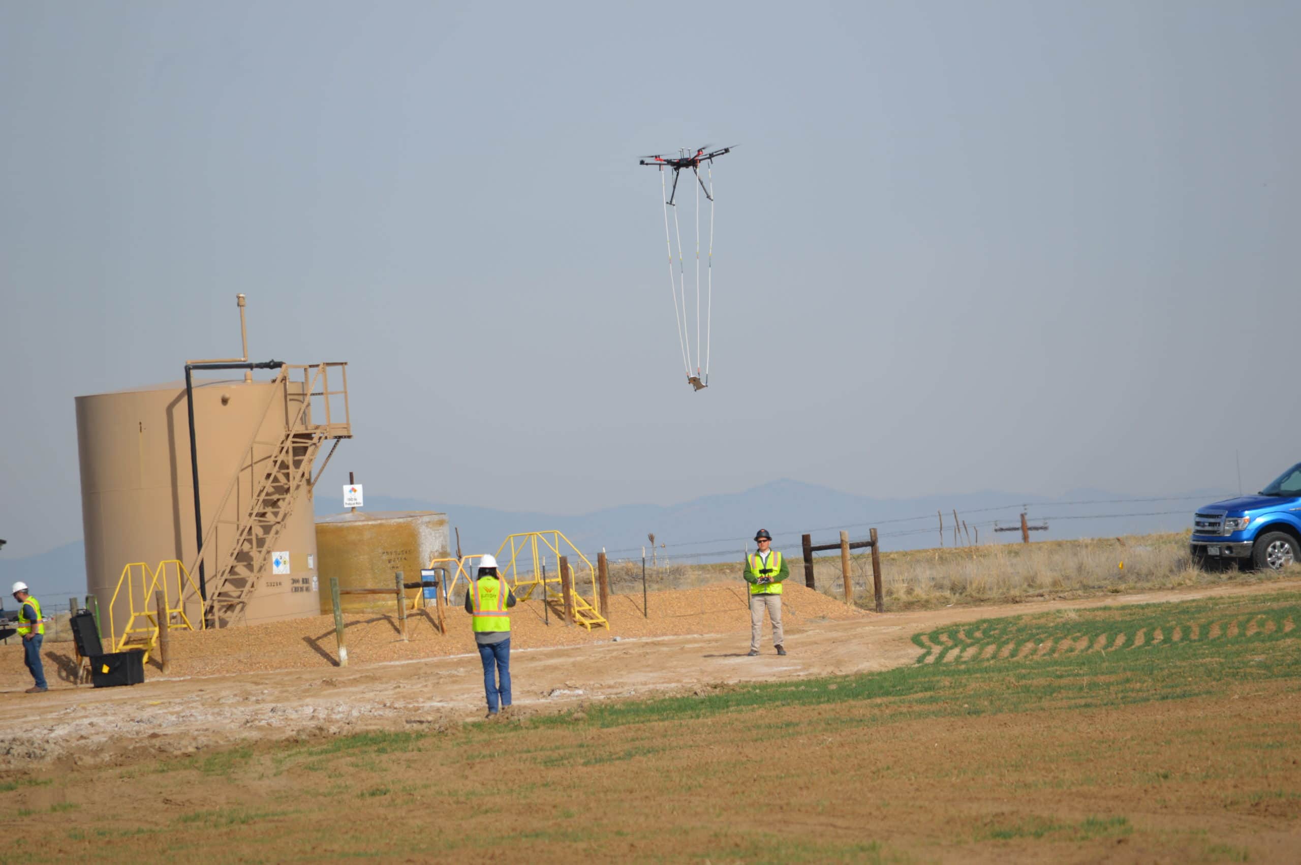 Drones, making light of geophysical surveying