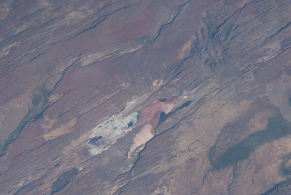 The East African Rift Valley in Kenya is featured in this image photographed by an Expedition 30 crew member on the International Space Station.