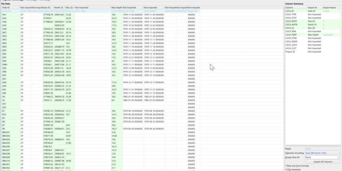 Importing AGS Data