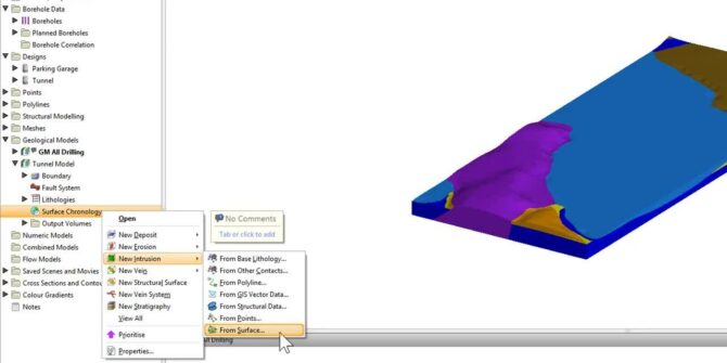 Integrating Designs with Geological Models (Combined Models)