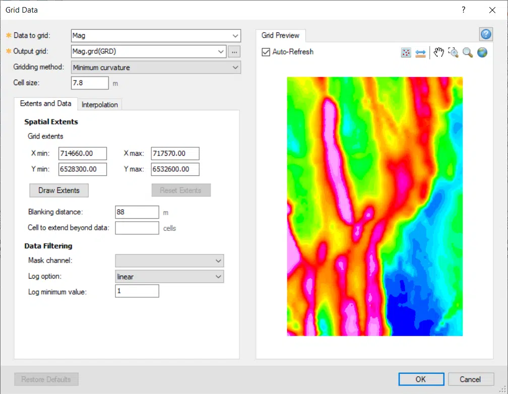 Explore the new Interactive Gridding Tool in Oasis montaj and Target 2021.2