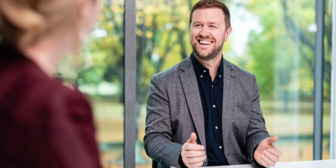 A photo of Jeremy O’Brien, Segment Director for Energy at Seequent.