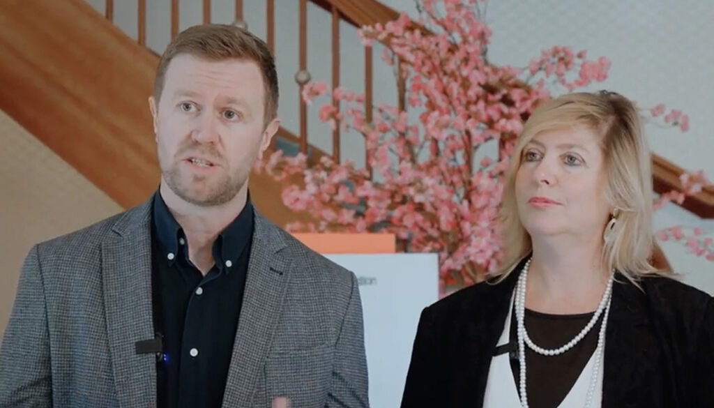 Seequent Segment Director, Energy, Jeremy O’Brien and IGA Chief Executive Marit Brommer