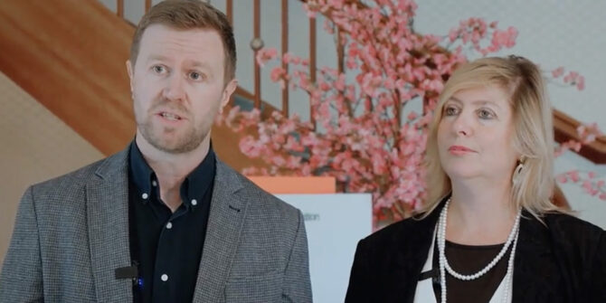 Seequent Segment Director, Energy, Jeremy O’Brien and IGA Chief Executive Marit Brommer