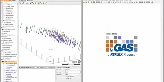 Leapfrog Geo - ioGAS Live Link