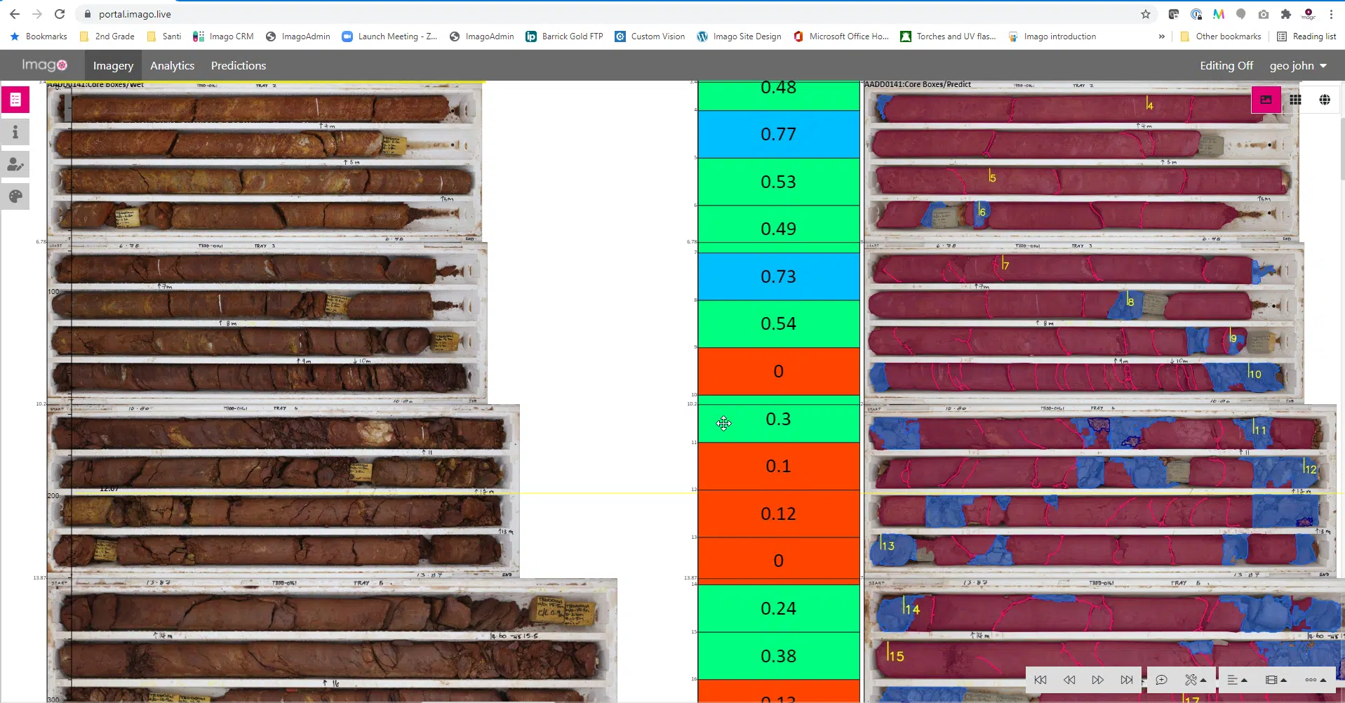 Preparação das imagens geocientíficas para aprendizado de máquina